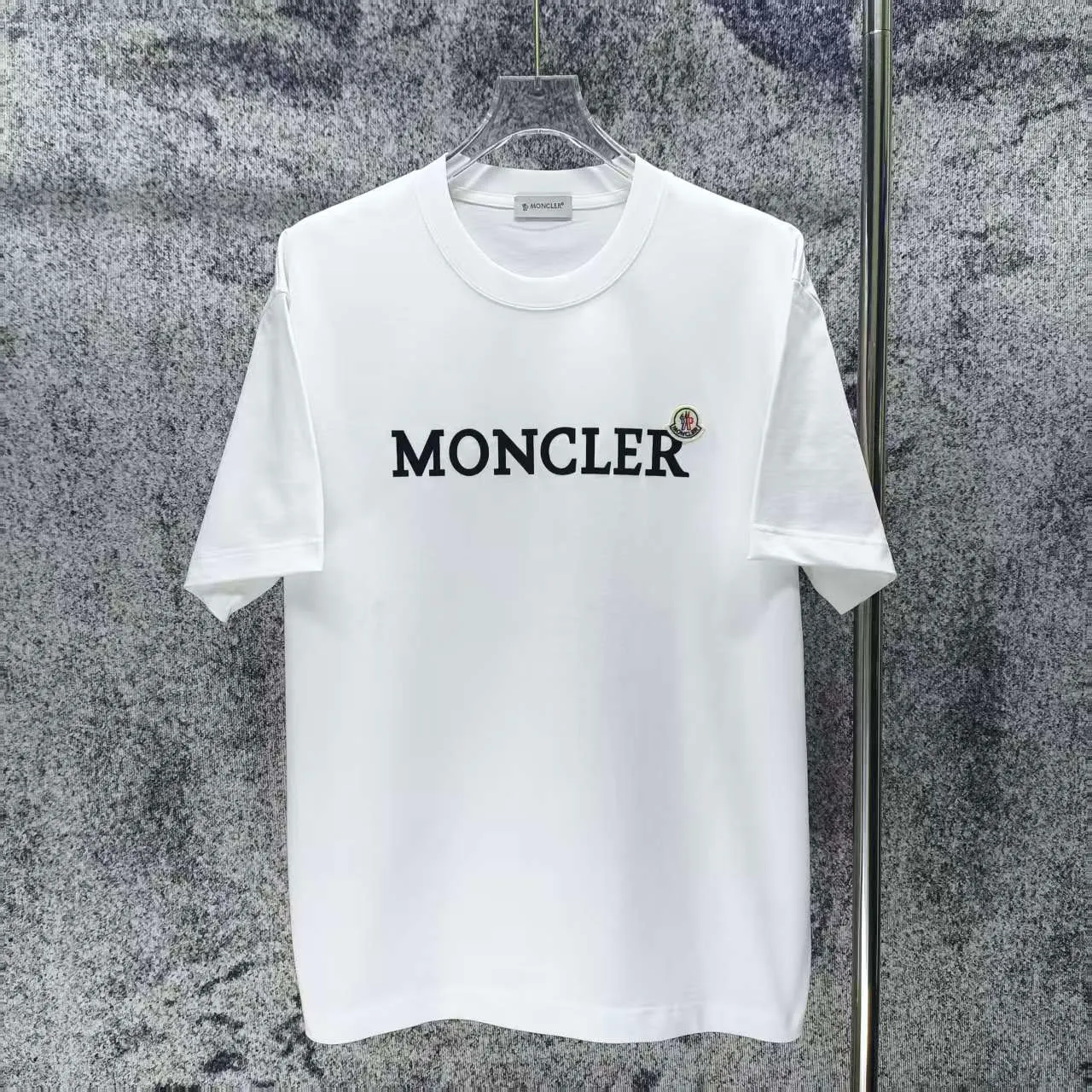 MONCLE* 2026 New Arrival logo t Same Style Size S M L XL XXL Black White